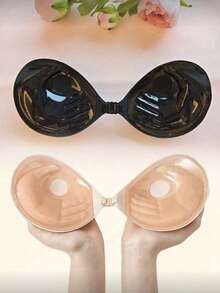 1件3厘米厚隐形文胸，适合小胸、无肩带露背连衣裙，可重复使用，丰胸 - 彩色 - 查看 7