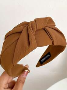 3件/2件/1件 宽结简约纯色复古百搭优雅发箍，固定头发，女士发饰，发带，黑色发饰，女士头饰，适合各种场合，发圈，发箍，女士发箍，家居美容女士配饰礼品，头饰发箍 - 彩色 - 查看 4