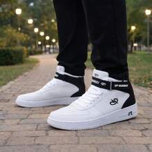 Runway Men Sneakers - 黑與白 - 查看 9