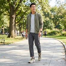 Tenis de hombre en oferta Tenis para hombre deportivos casuales de malla tejida transpirable primavera verano Zapatos para hombre cómodos con cordones suela antideslizante amortiguación suave calzado deportivo ligero moda urbana estilo para caminar gimnasio entrenamiento diario fitness running cómodos y versátiles - Caqui - Ver 8