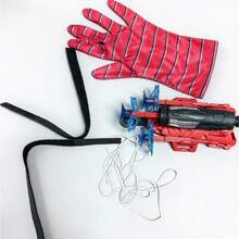 8pcs Spider Web Shooter, Spider Hero Spider Web Gloves, Advanced Technology Toys - Red - View 3