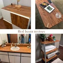 1 Rolo de Papel de Parede Autoadesivo em PVC Impermeável e Resistente a Óleo, Estilo Vintage Europeu, com Textura de Madeira, Ideal para Decoração de Casa, Quarto, Guarda-Roupa, Armário de Cozinha, Escritório e Renovação de Móveis. - marrom - Ver 8