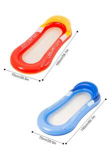 Võng nước bơm hơi in hình lá cây mới, 18 lỗ hình trái tim, ghế nổi trên nước, đồ chơi bơm hơi cho người lớn, giường nổi gấp gọn. - A - Xem 7