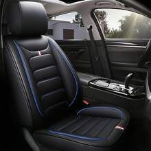 1 Bộ Bọc Ghế Xe Hơi Cao Cấp - Phù Hợp Với Mọi Loại Xe, Sử Dụng Được Bốn Mùa, Chất Liệu Da PU Có Đệm Mút, Chống Thấm Nước, Dễ Lắp Đặt, Phù Hợp Với Xe SUV và Hầu Hết Các Loại Xe - Phụ Kiện Ô Tô Không Cần Bảo Dưỡng - Nhiều màu - Xem 12