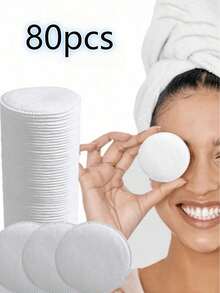 200/150/100/50 miếng bông tẩy trang tròn tái sử dụng, mềm mại, ít gây kích ứng, thích hợp cho mặt, mắt, chăm sóc da và tẩy trang. - Nhiều màu - Xem 13