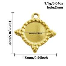 2pcs Assorted Geometric Shapes Including Rectangle, Circle, Oval, Square 304 Stainless Steel Pendant, Jewelry Making Charms, Suitable For DIY Photo, Stone, Resin Jewelry Trays And Bases, Vintage Personalized Accessories For Men And Women - Geometry - View 58