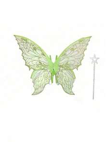 2pcs/Set Fairy Wings & Star Wand, Suitable For Various Festival Parties - Multicolor - View 22