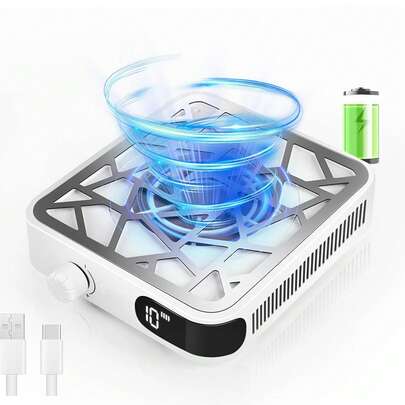 Máy hút bụi mini sạc điện 6000 vòng/phút, 30 giấy lọc, 10 tốc độ điều chỉnh, độ ồn thấp, không dây, thích hợp cho tiệm làm móng và gia đình.