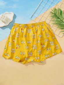 1pc Men's Multicolor Cotton Plaid Print Fashion Comfortable Boxer Briefs - Multicolor - View 5