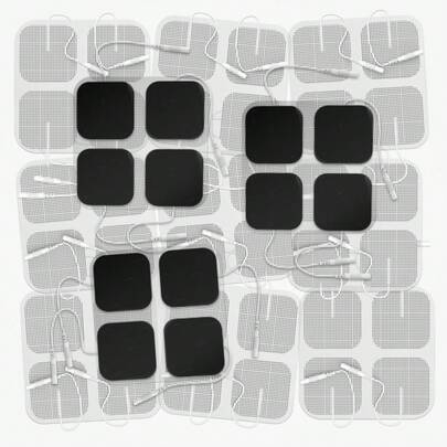 DONECO TENS Unit Pads 2"X2" 48 Pcs Replacement Pads Electrode Patches For Electrotherapy