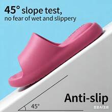 2026 New Summer Slippers, Unisex Indoor Home Bathroom Shower EVA Non-Slip Sandals, Men/Women Summer Indoor Quiet Hollow Breathable Soft Bottom Shower Shoes, Thermal Insulation Products, Women's Shoes, Puppy Shoes, Carnival, Party Decorations, Shoes, Spring And Summer Selection, Bridesmaid Gifts, Bedroom Decor, Beach, Travel, Men, Women, Vacation, Cute Items,Shoe Rack,Storage Saver,Outdoor,Garden,Travel Essential,Portable,Beach Essential,Graduation Season,Commencement,Graduation Ceremony,Graduation Gift,Graduation Present,Graduation Gift,Graduation Present,Congrats Grad,Congratulations Graduate,Valedictorian,Finish School,Graduation Party - Women's Slippers - View 2