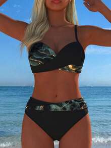 Đồ bơi nữ mới, váy đi biển, bộ đồ bơi, đồ bơi nữ, bộ bikini 2 mảnh gợi cảm, thanh lịch cho kỳ nghỉ hè ở bãi biển. - Nhiều màu - Xem 2