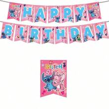 Bộ bóng bay hình thiên thần Lilo & Stitch dễ thương, trang trí tiệc sinh nhật với bóng bay hình thiên thần Lilo & Stitch bằng giấy bạc, thích hợp cho trang trí tiệc sinh nhật. - Như hình minh họa. - Xem 4