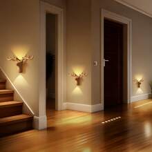 Smart LED Wall Lamp With Touch Dimming & Motion Sensor, Indoor LED Motion Sensor Wall Light, Eye-Protecting Ambient Light, 1200mAh USB Rechargeable Night Light ,Wireless Magnetic Wall Wash Lights,Suitable For Stairs,Porch,Hallway, Bathroom, Bedrooms, Cabinets, Living Room, Bar Cabinet - Multicolor - View 9