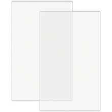2Pcs/1 Pair Clear Polycarbonate Plastic Die Cutting Pads, Compatible With BSP & BS Switch Plus Machine, Embossing Crafting Plates (15 X 8.75 X 0.125 Inch) - A - View 2