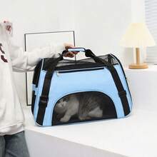 Summer Breathable Pet Sling Bag, Outdoor Portable Cat/Dog Carrier, Foldable Soft Tote Bag, Universal Pet Travel Carrier - Multicolor - View 6