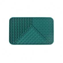 1pc Dog Slow Feeder Mat, Pet Silicone Lick Pad Bowl, Anti-Choke Food Dish With Suction Cup, Healthy Design By Fengrongwanwu To Relieve Anxiety - Multicolor - View 12