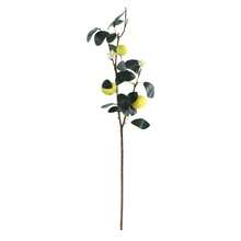1/2 件 67cm 檸檬裝飾品，舒緩裝飾花材，適用於桌面展示、餐廳、飯店、室內裝飾、慶祝活動、生日、夏季及居家植物裝飾 - 老3果檸檬 - 查看 2