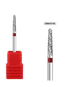 1pc Tungsten Steel Nail Cuticle Drill Bits Carbide Rotate Electric Ceramic Milling Cutter For Manicure Gel Polish Remover Nail Supplies Tools - Silver - View 13