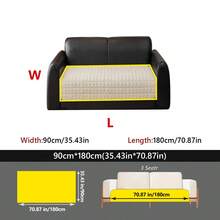 1件装牛奶丝绒格子纯色沙发垫，加厚防滑坐垫，适用于1-4人沙发，四季皆宜，可机洗 - 米色 - 查看 17