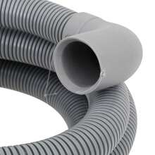 Washing Machine Water Inlet + Outlet Hose Universal 1.2m Gray + Hose Bend + Thread Seal Tape | Kaztec - 灰色 - 查看 8