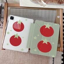 1 件装 Tomato & Star 3+Y 折叠多角度磁吸支架平板电脑保护套，带笔槽和自动休眠/唤醒功能，兼容 iPad Pro/Air、三星、小米 Pad 5/6/31 - 彩色 - 查看 1