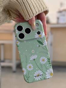 GIIPPA 1 pieza Funda para teléfono 17 Pro Max con base verde menta y diseño de margarita, adecuada para teléfonos 16 Pro Max, 15 Pro Max, 14 Pro Max, funda de teléfono coreana elegante e interesante, compatible con 11/12/13/14/15/29 Pro Max Plus, diseño elegante adecuado tanto para hombres como para mujeres, regalo ideal para la novia en Navidad, San Valentín, Pascua, temporada de bodas y cumpleaños, versión internacional, no la versión nacional - Multicolor - Ver 8