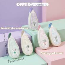 5 cuộn băng dính hai mặt siêu dính - Độ bám dính cao, dung tích lớn, kiểu dáng tối giản, thích hợp cho sổ lưu niệm, gói quà, dự án nghệ thuật, bóng bay, làm thiệp học sinh, đồ dùng văn phòng phẩm, dự án trường học, hoạt động, thủ công mỹ nghệ. - Nhiều màu - Xem 6