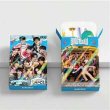 124 B-U-S Holographic Photo Cards | Card Game Collection Set, Including 60 Holographic LOMO Cards And 64 High-Quality Stickers, Perfect For Decorating Room Photo Walls Or Notebooks, And An Ideal Gift For Boy Band Fans - A - View 7
