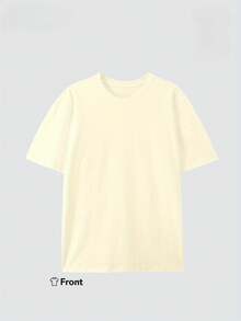 V-On-Dutch Motorcycles Speed Shop Built For Speed Men's Summer Cotton Graphic Tee Double Sided Printed Casual Short Sleeved Shirt Ideal Father's Day Gift Men's Clothes Streetwear Style Outfits - 杏色 - 查看 3