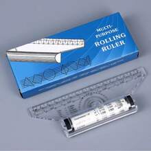 Thước song song đa năng 15cm/30cm, thước trượt góc dùng trong thiết kế bản vẽ, thước lăn cân bằng, thước lăn dùng trong vẽ kỹ thuật. - A - Xem 4