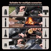 Handheld Vacuum Cleaner, 3-Speed Adjustable, USB Rechargeable, Modern Vacuum Cleaner Design | Durable Plastic Body, Suitable For Car, Home, Sofa, Keyboard And Pet Hair Cleaning - Cordless - View 4