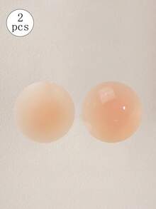 1/3 Pairs 8-10cm Reusable Silicone Invisible Breast Petals, Self-Adhesive Nipple Cover Pasties For Women - Apricot - View 10