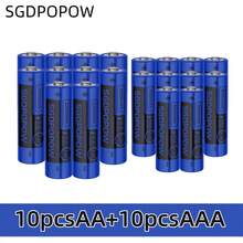 SGDPOPOW AA/AAA镍氢充电电池，采用全新设计材料，确保安全、稳定、耐用，并为各种电子设备提供持久的续航能力。 - 查看 10