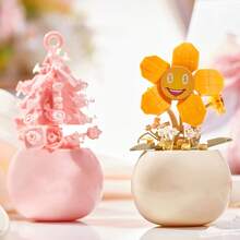 1. Bộ lắp ráp chậu cây hình cầu, hoa hướng dương, cây thông Noel cổ điển, cây thông Noel pha lê hồng, đồ trang trí lắp ráp cây mọng nước nhân tạo, đồ trang trí bàn làm việc bằng hoa bất tử nhân tạo, đồ chơi lắp ráp DIY giúp giảm căng thẳng cho người lớn, quà tặng Ngày Valentine, Giáng sinh, Halloween cho bạn trai, bạn gái, bạn bè, chị em gái, bạn thân. Quà tặng tinh tế. - Nhiều màu - Xem 4