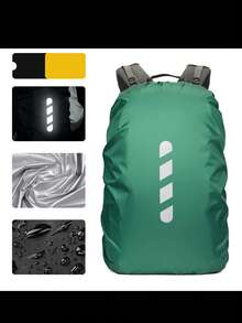 1/2 buah Pelindung Hujan Ransel 30-40L, Pelindung Ransel Tahan Air dan Debu Reflektif, Pelindung Hujan Luar Ruangan Anti-Pencurian, Cocok untuk Bersepeda, Mendaki, Berkemah, Bepergian, Elastis dan Dapat Diatur, Ringan dan Portabel, Perlengkapan Perjalanan Luar Ruangan Penting - Satu ukuran cocok untuk semua. - View 10