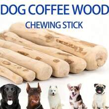 1pc Natural Coffee Wood Dog Chew Stick, Helps Clean Teeth, Suitable For Dogs/Puppies/Small Pets, Relieves Stress, Releases Energy, All Season Use - Multicolor - View 2
