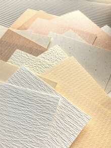 20pcs/Pack Embossed 3D Relief Decorative Paper, Vintage Elegant Handmade Paper With 3D Embossed Design, Multipurpose DIY Scrapbooking, Card Making, Gift Wrapping, Diary, Suitable For Valentine's Day, Wedding, Birthday, Anniversary, Baby Shower, Holidays, Party Decor, Back To School, Crafting Hobbies And Daily DIY - Multicolor - View 6