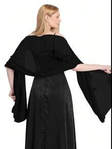 Lightweight, Breathable Women's Party Shawl, Spaghetti Strap Dress, Fashion Scarf, Vacation Sun Protection Shawl, Spring/Summer - Multicolor - View 11