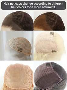 180%密度 13*4 12英寸波浪形合成蕾丝前假发，带婴儿发，耐热透气，合成纤维材质，自然发际线，可自由分缝，适合派对、日常佩戴、音乐节、春夏粉色直发前假发 - 彩色 - 查看 9