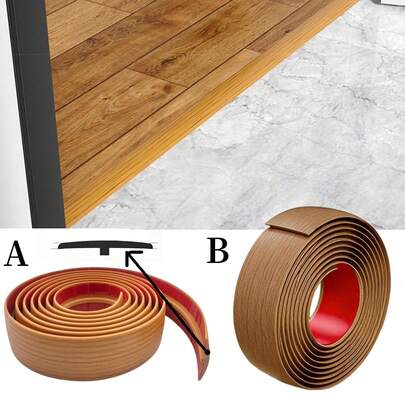 1 cuộn băng dán sàn tự dính dài 1m/39.37in, dùng để viền mép thảm, dán chuyển tiếp sàn, bịt kín khe hở ngưỡng cửa, dán đáy cửa.