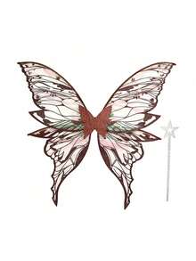 2pcs/Set Fairy Wings & Star Wand, Suitable For Various Festival Parties - Multicolor - View 16