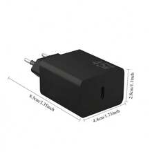 45W Fast Charging GaN USB-C Power Adapter With 1.5m Data Cable, Compatible With MacBook Pro/Air, Galaxy S22/S23/S24, Tablets And Laptops - EU C Type Plug(220-240V) - View 6