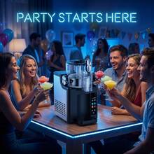 Smart Slushie Machine For Home, 1.5L Frozen Drink Maker With Touch Screen, No Ice Needed Margarita & Cocktail Machine, Fast Freeze Smoothie & Milkshake Maker For Party & Kitchen - 查看 4