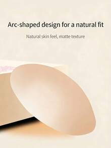 2片装不粘性乳贴，可重复使用硅胶材质，不显露乳沟，隐形胸贴，无痕无痕，超薄隐形胸罩贴，生物粘合硅胶材质，可重复使用，防汗，适合夏季旅行 - 彩色 - 查看 6