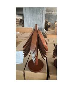 Salvamanteles con forma de árbol aislado, decoración opcional de hojas, estera de aislamiento de madera resistente al calor, salvamanteles resistente al calor, diseño de "árbol de Navidad" de madera, adecuado como soporte de ollas, posavasos y esterilla para hornear, diseño con forma de árbol, adecuado para vajilla resistente al calor - Multicolor - Ver 9