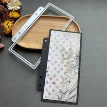 1 khuôn cắt kim loại hình chữ nhật, khuôn dập nổi, thích hợp cho các sản phẩm thủ công mỹ nghệ, khuôn cắt thiệp, phong bì, thiệp album ảnh, đồ thủ công bằng giấy dập nổi, con dấu album ảnh. - A - Xem 4
