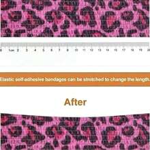 豹纹健身绷带 - 彩色 - 查看 2