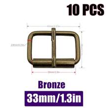 HSDOUBLE 10 chiếc khóa lăn kim loại, khóa thắt lưng, móc bấm, phụ kiện đồ da, túi xách, giày dép, vòng cổ chó. - 10 CÁI - Xem 34