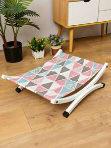 1个HUITAIYANG宠物床，四季猫床，通用狗床，宠物垫，狗狗露营床，弧形宠物床，适合中小型犬猫 - 彩色 - 查看 8